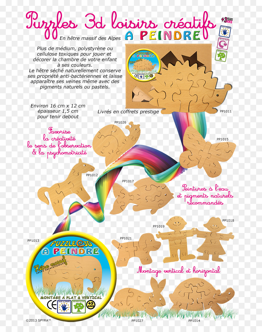 Puzzle Vertical，Animal PNG