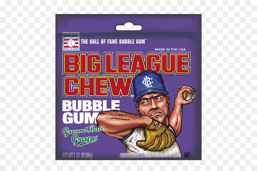 Chew Bubble Gum De La Grande Ligue，Bubble Gum PNG