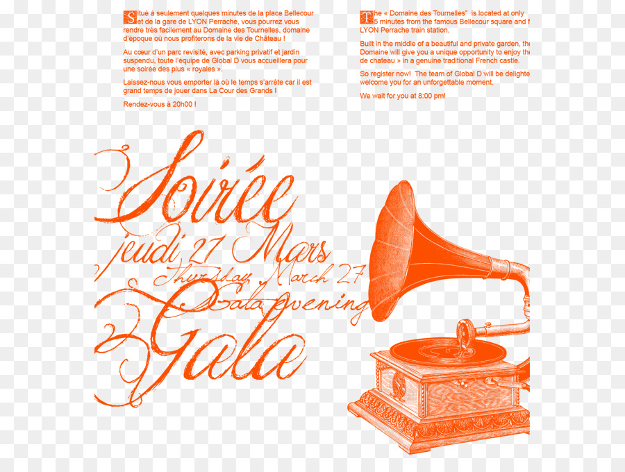 Invitation Au Gala，Gramophone PNG