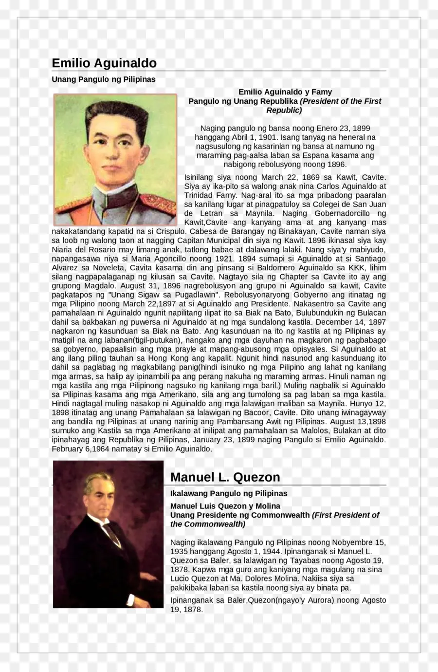 Personnages Historiques，Biographie PNG