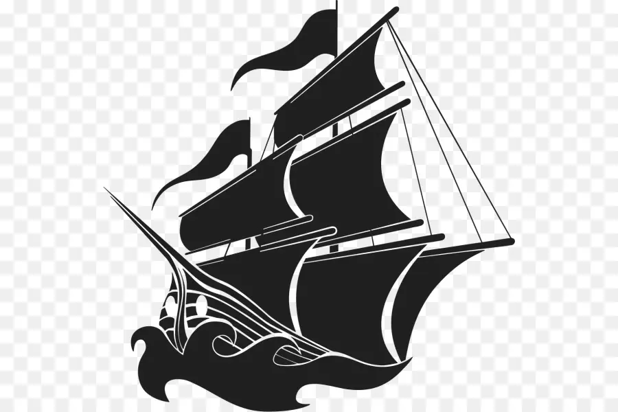 Le Piratage，Silhouette PNG