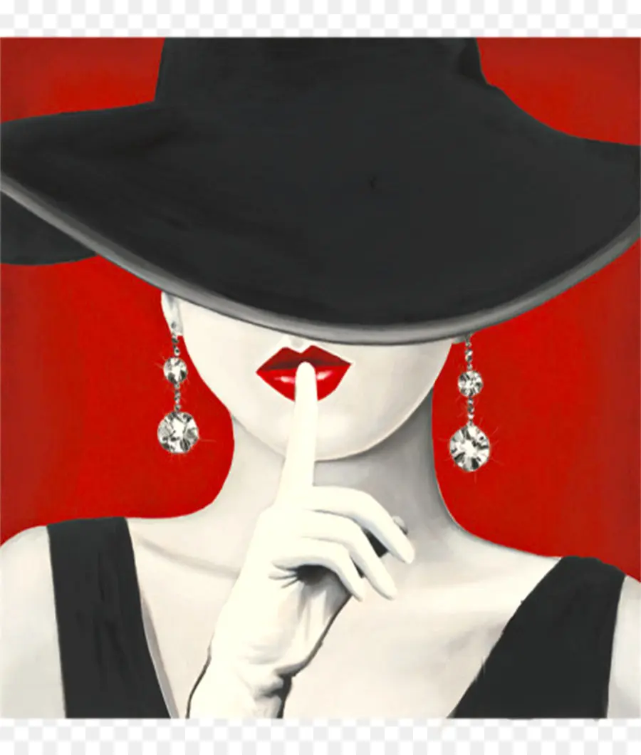 Femme Au Chapeau，Mode PNG