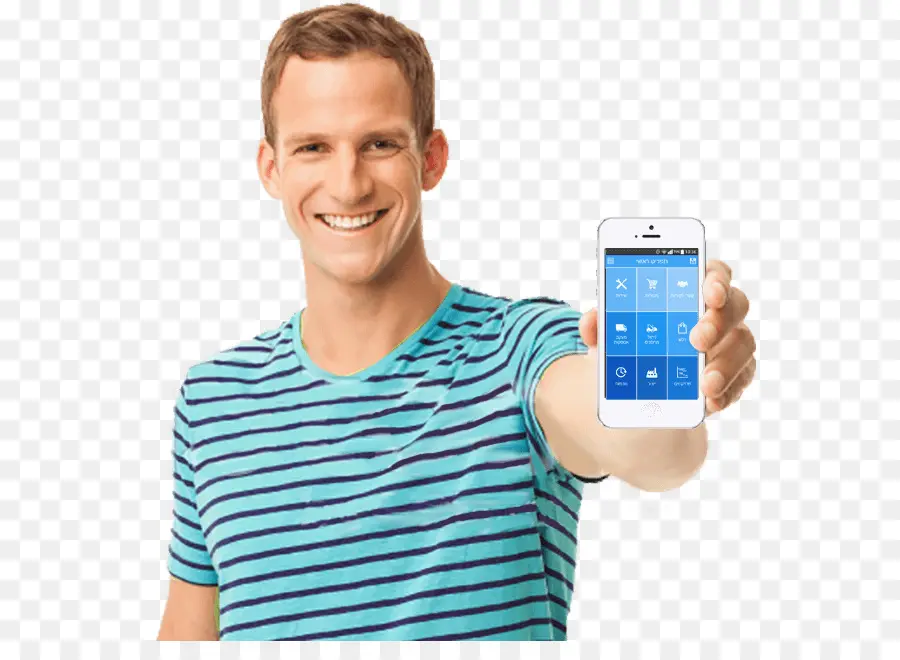 Homme Avec Téléphone，Smartphone PNG