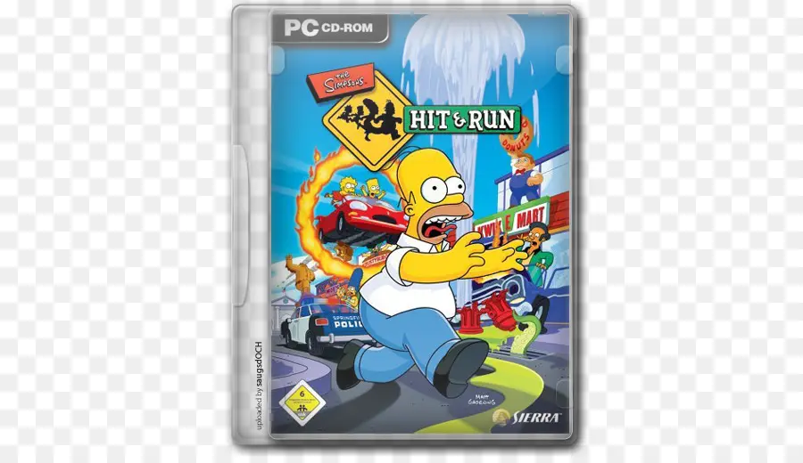 Simpsons Hit Run，Playstation 2 PNG