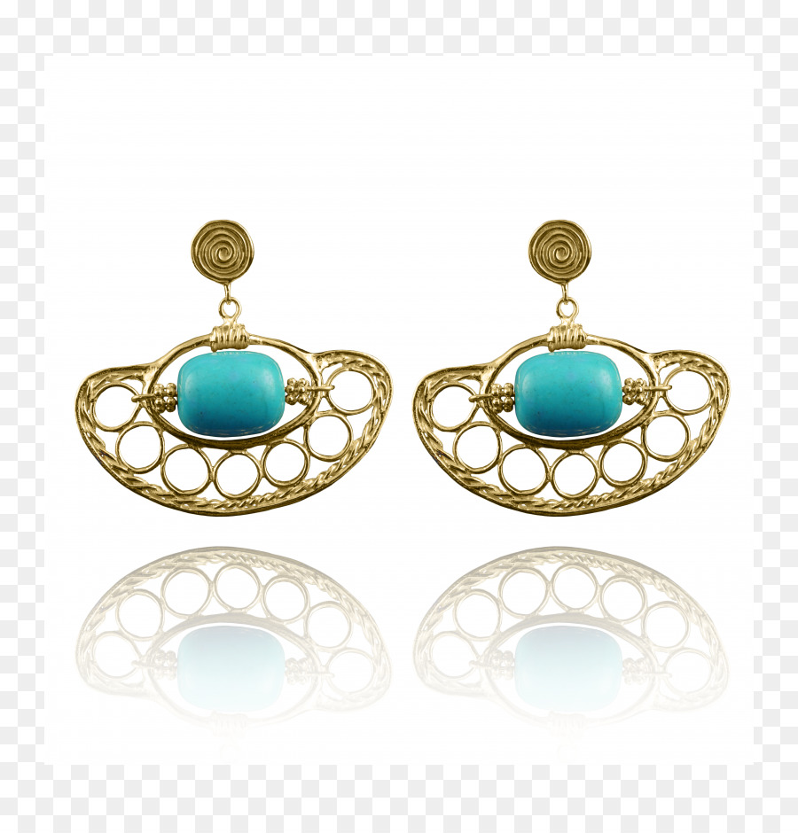 Turquoise，Boucle D Oreille PNG