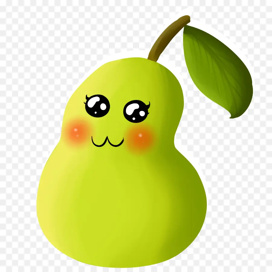 Poire Mignonne，Dessin Animé PNG