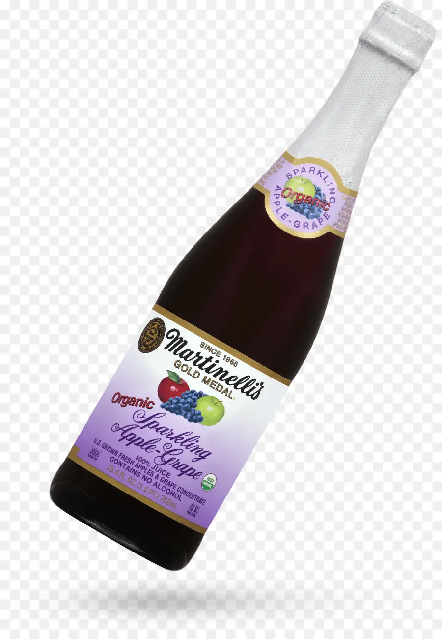 Jus De Raisin Pomme Pétillant，Bouteille PNG