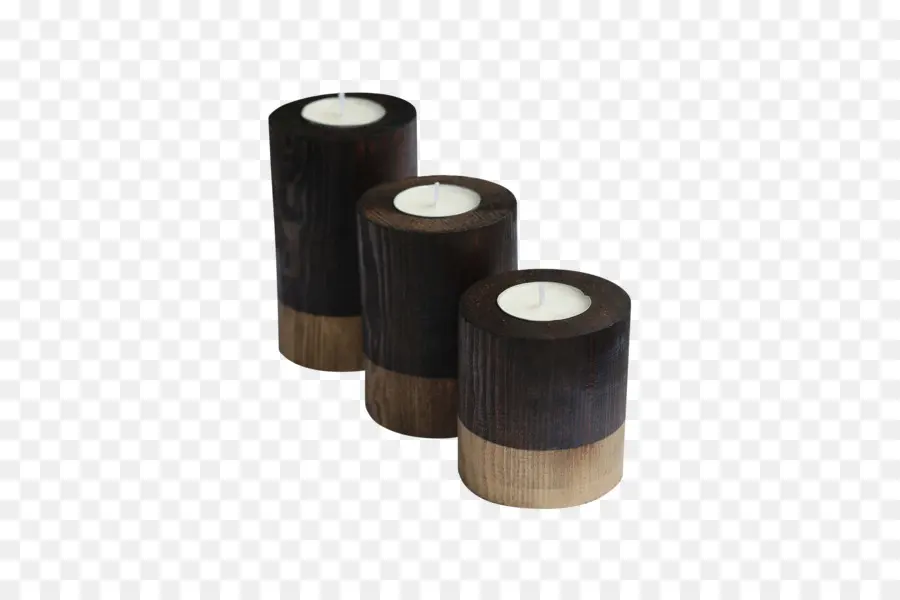 Bougeoirs，En Bois PNG