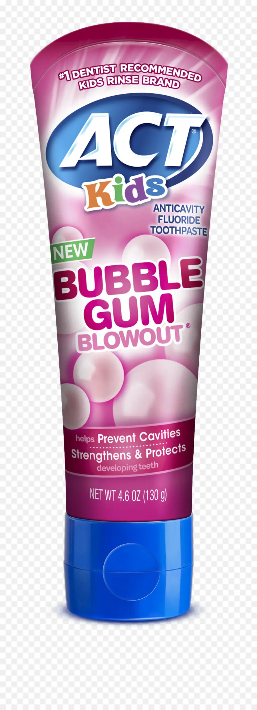 Dentifrice Bubble Gum，Act Enfants PNG