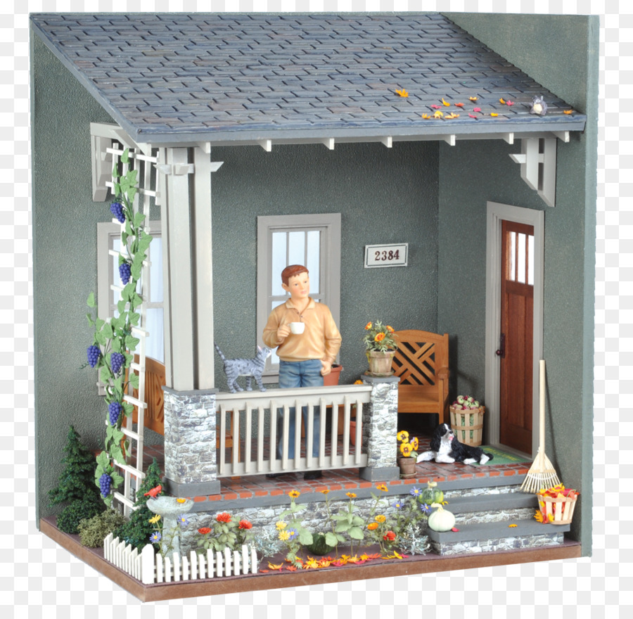 Maison Miniature，Porche PNG