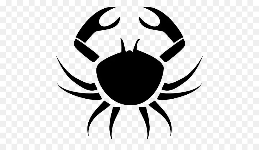 Silhouette De Crabe，Noir PNG