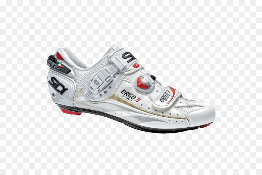 Chaussure De Cyclisme Blanche Et Noire，Vélo PNG