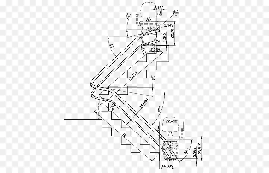 Monte Escalier，Dessin Technique PNG