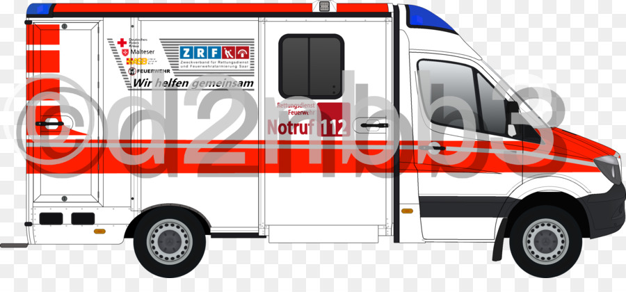 Ambulance，Service D Urgence PNG