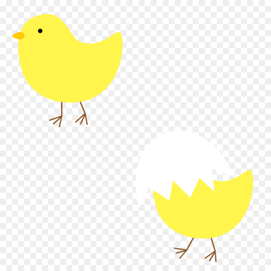 Poussins Jaunes，Mignon PNG