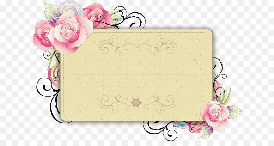 Carte Florale，Fleurs PNG