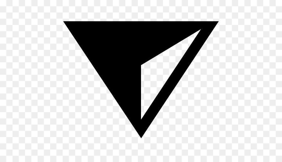 Triangle，Noir PNG