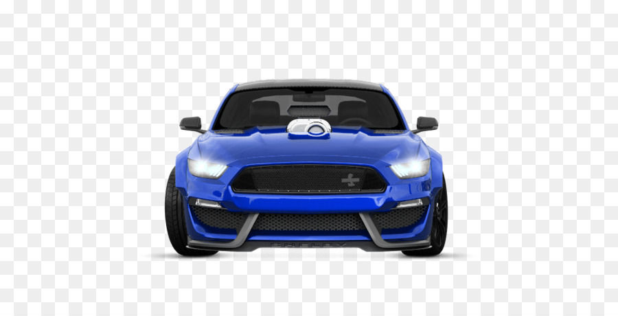 Voiture Bleue，Mustang PNG