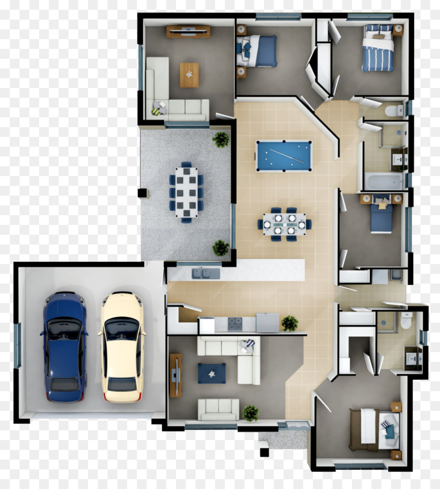 Plan D'étage De La Maison，Architecture PNG