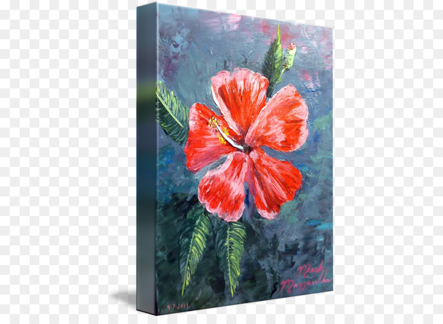 Peinture De Fleurs，Toile PNG