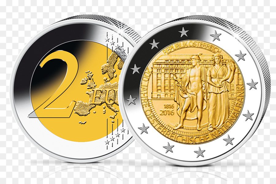 Autriche, Pièce De 2 Euros, Euro PNG Autriche, Pièce De 2 Euros, Euro