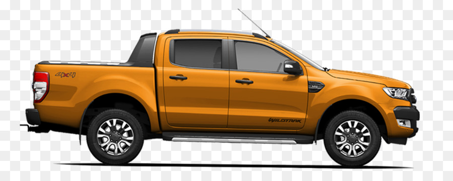 Camionnette Orange，Gué PNG