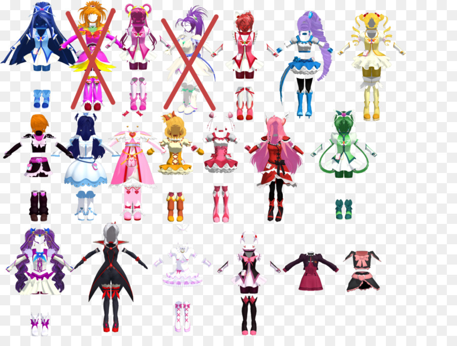 Tenues De Personnages D'anime，Costume PNG