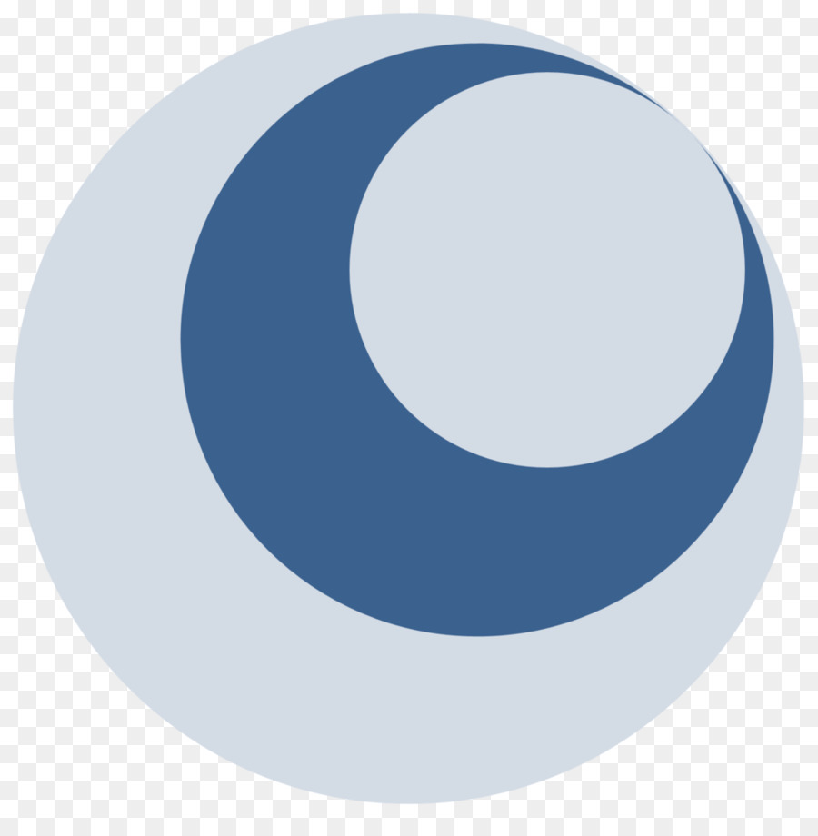 Croissant De Lune，Bleu PNG