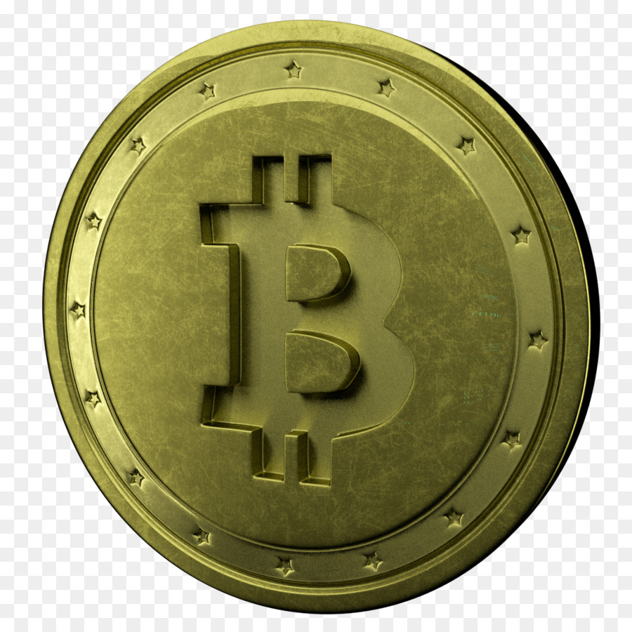 Pièce Bitcoin，Or PNG