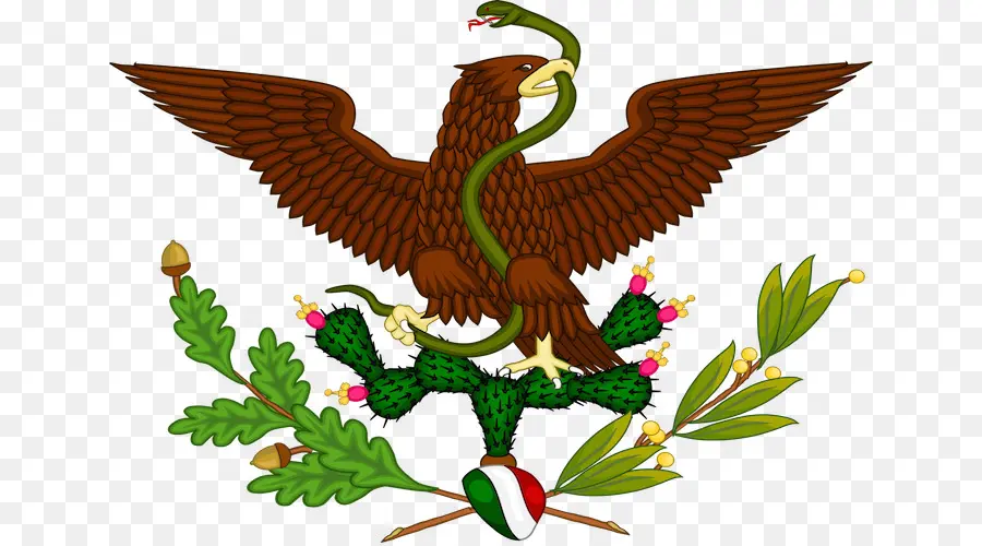 Emblème Du Drapeau Mexicain，Aigle PNG