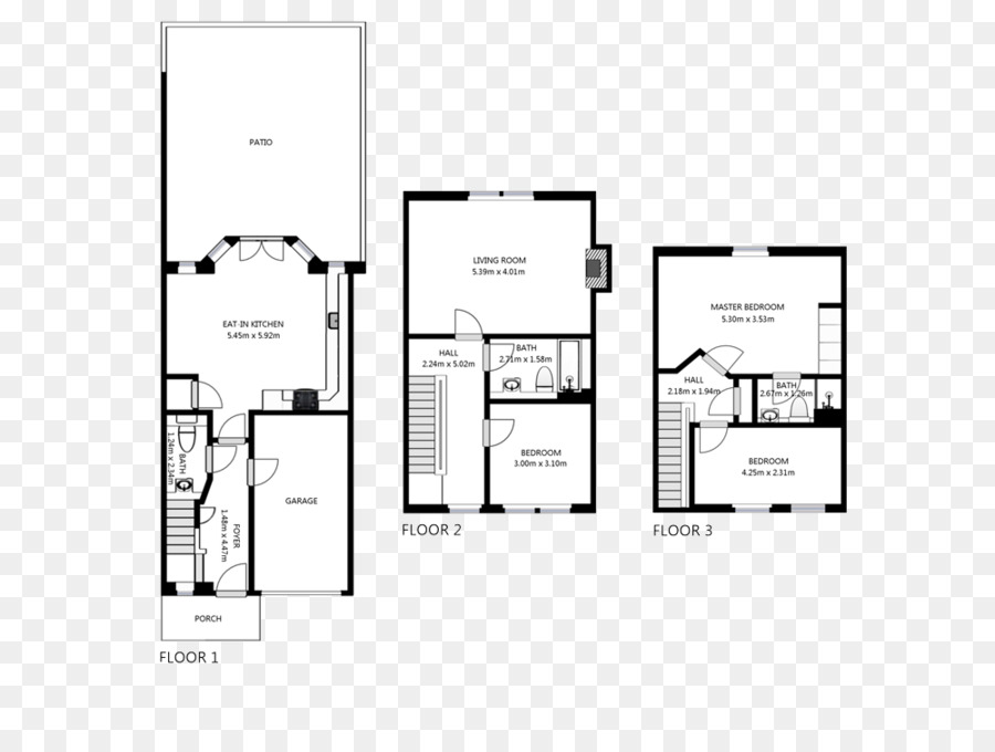 Plan D'étage De La Maison，Architecture PNG