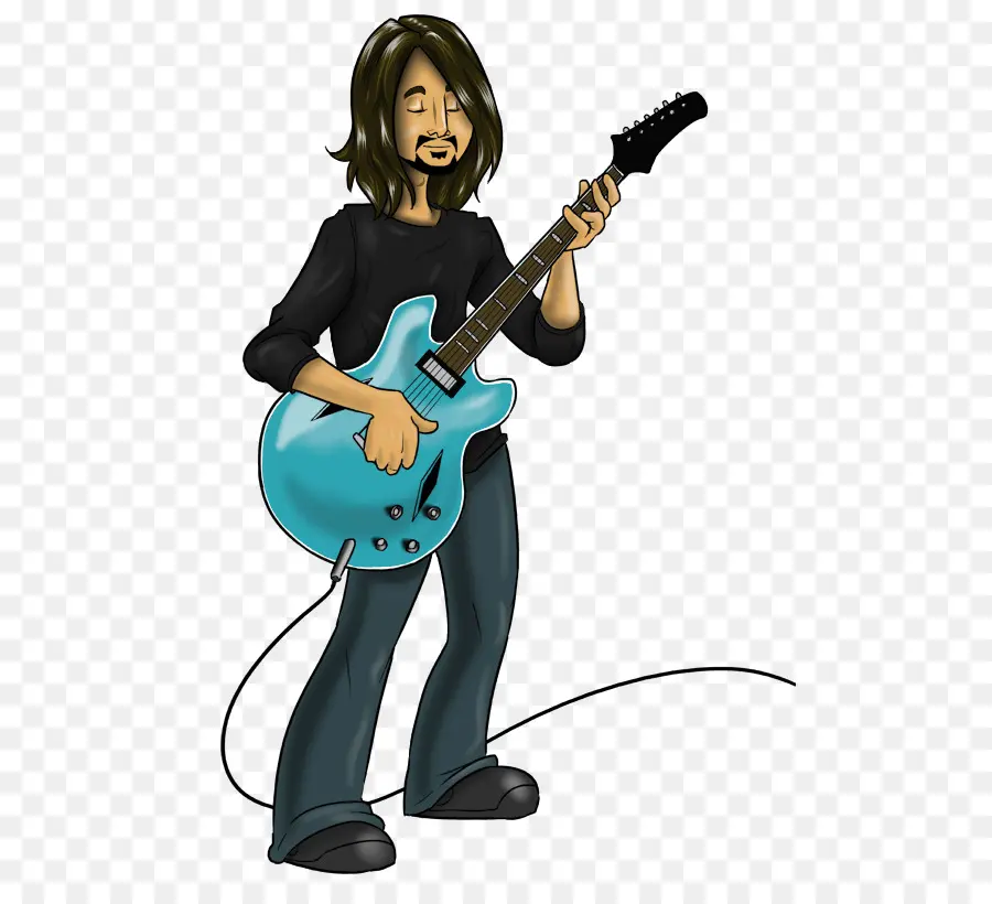 Guitare Basse，Guitariste PNG