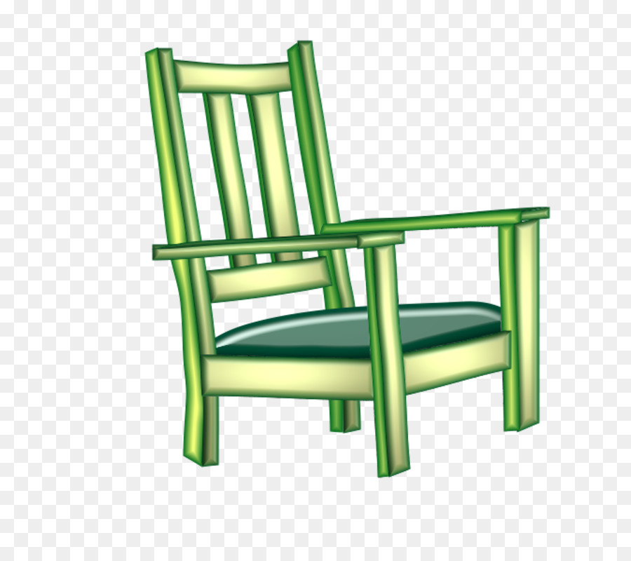 Chaise à Bascule Blanche，Meubles PNG