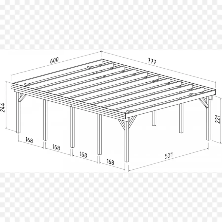 Structure En Bois，Plan PNG