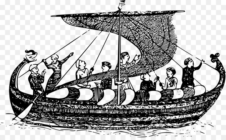 âge Des Vikings，Viking Bateaux PNG
