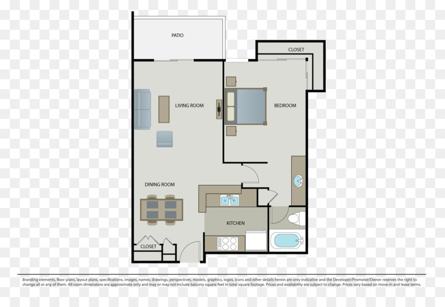 Plan D'étage，Chambres PNG