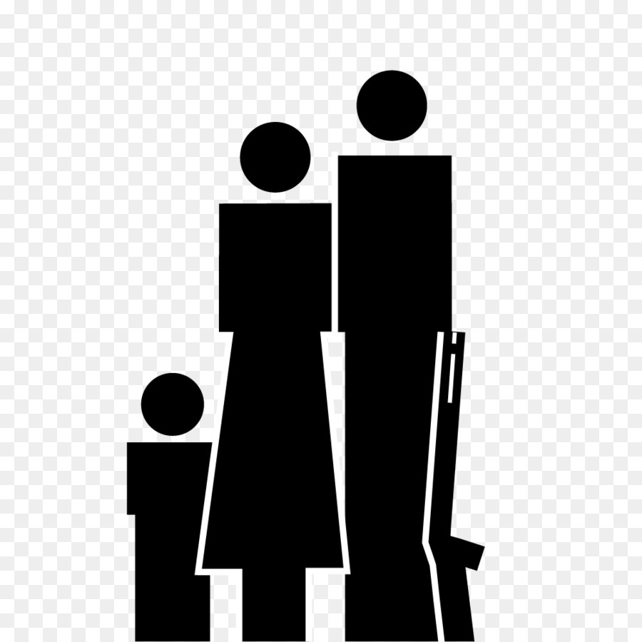 Famille Silhouette，Personnes PNG