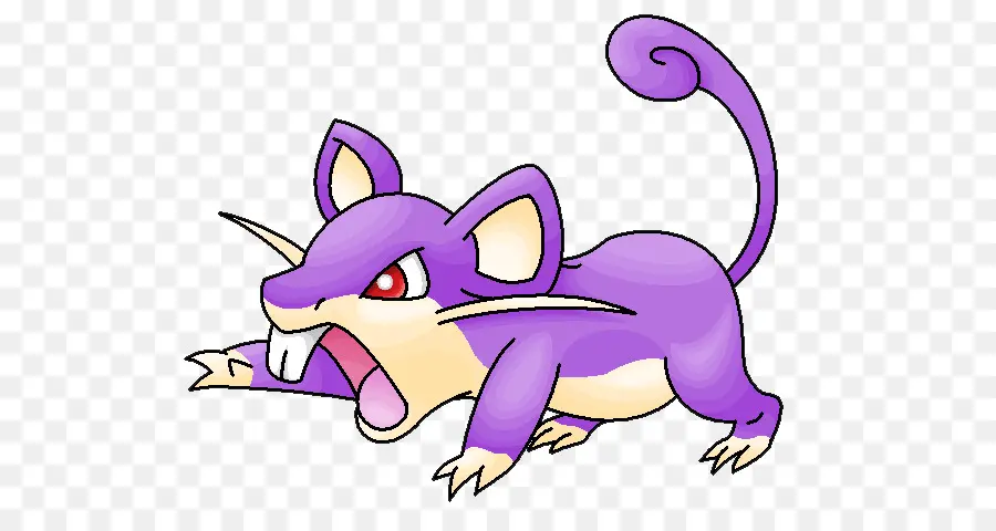 Rattata，Violet PNG