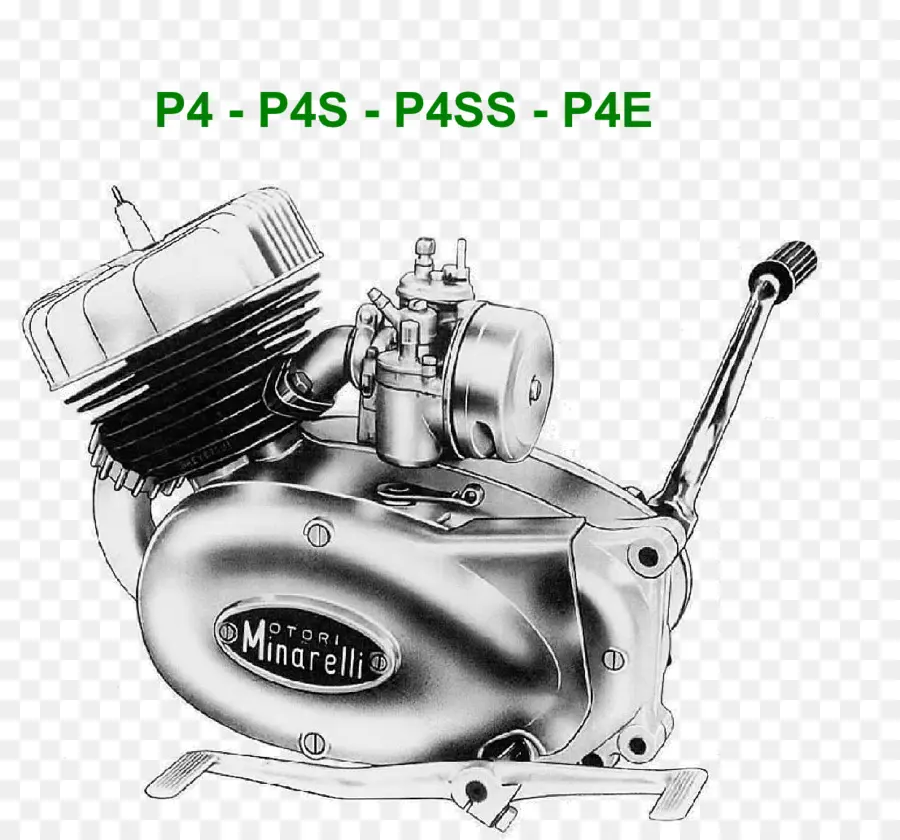 Moteur Minarelli，P4 PNG