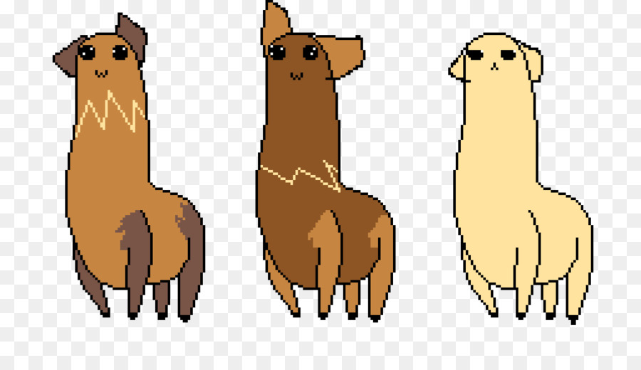 Lamas Mignons，Brun PNG