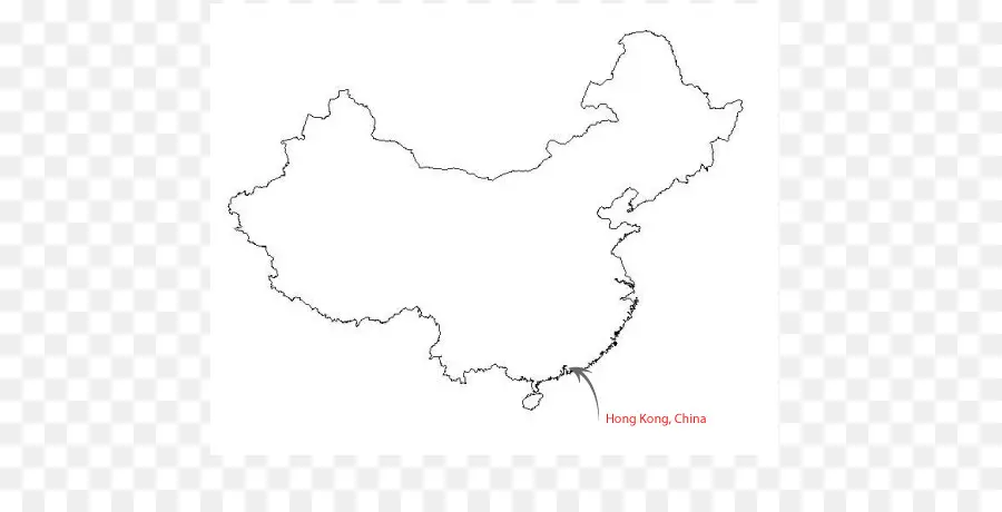 La Chine，Carte Vierge PNG