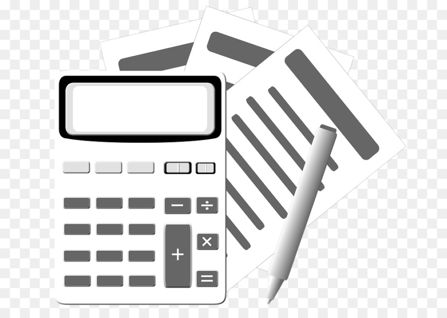 Calculatrice Et Documents，Stylo PNG