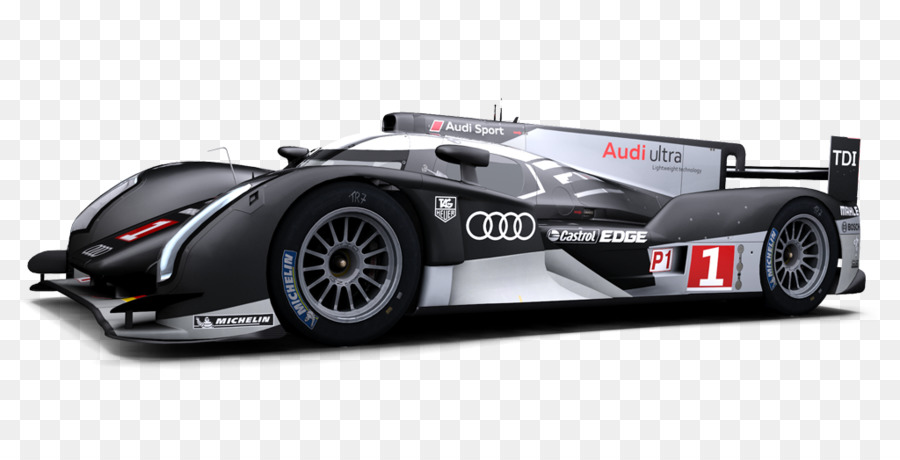 Audi R15 Tdi，Course De Voiture De Sport PNG