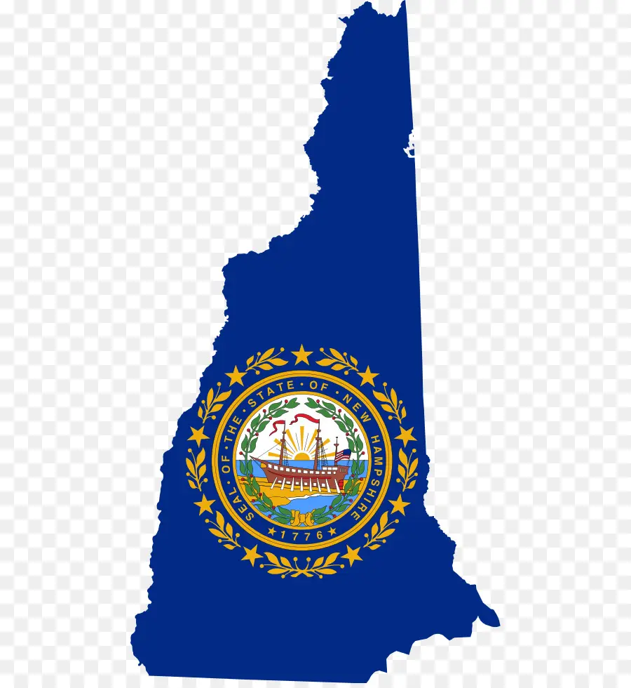 Carte Du New Hampshire，État PNG