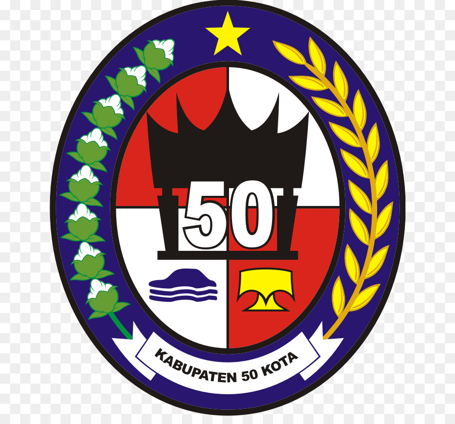 Emblème Kabupaten 50 Kota，Indonésie PNG