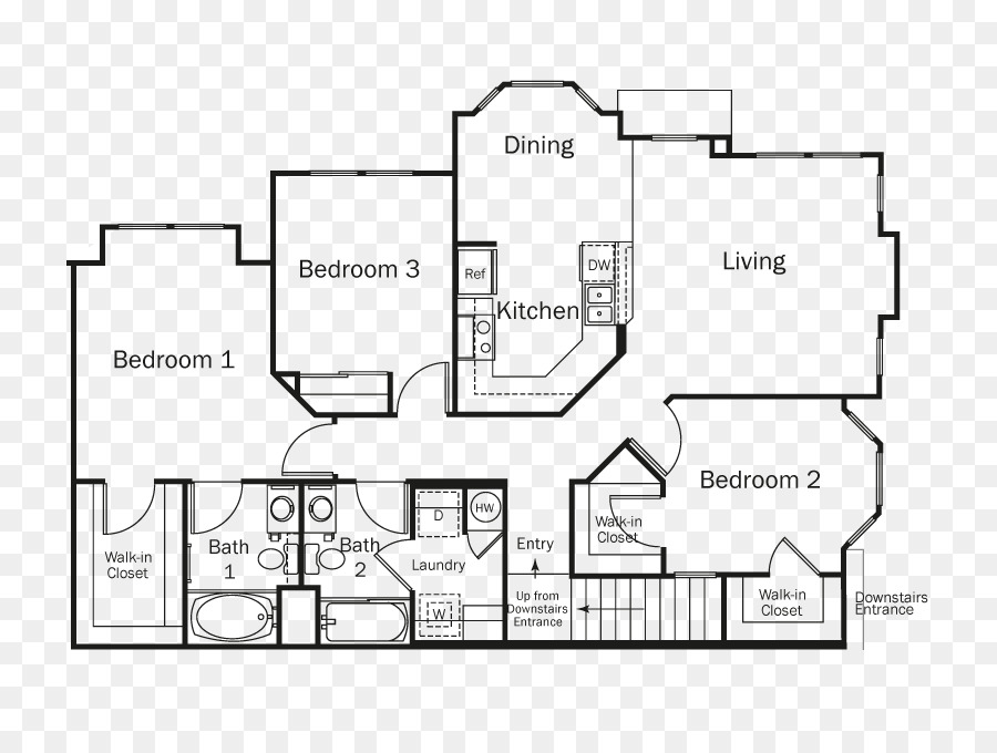 Plan D'étage De L'appartement，Mise En Page PNG