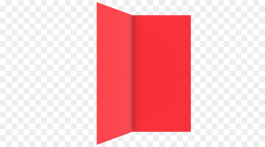 Carte Ouverte Rouge，Papier PNG