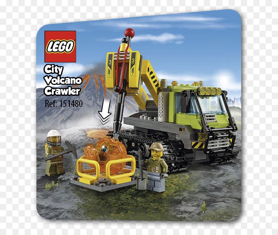Lego，Lego 60122 Ville Volcan Robot PNG
