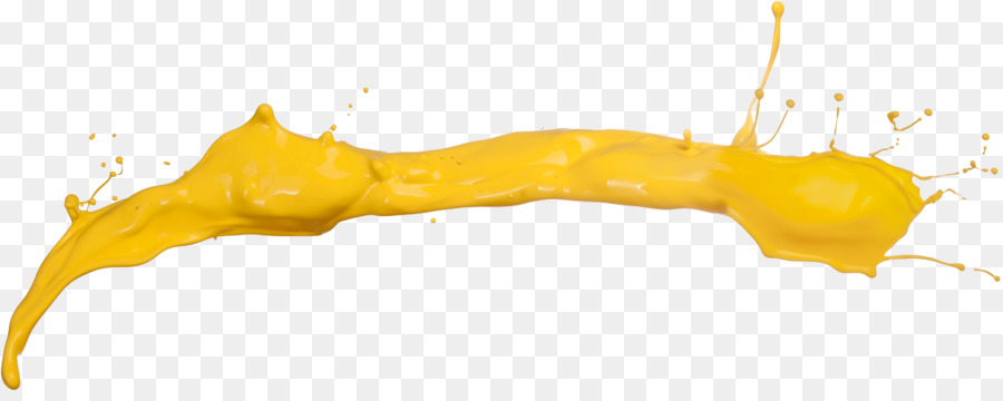 Éclaboussure De Peinture Jaune，Couleur PNG