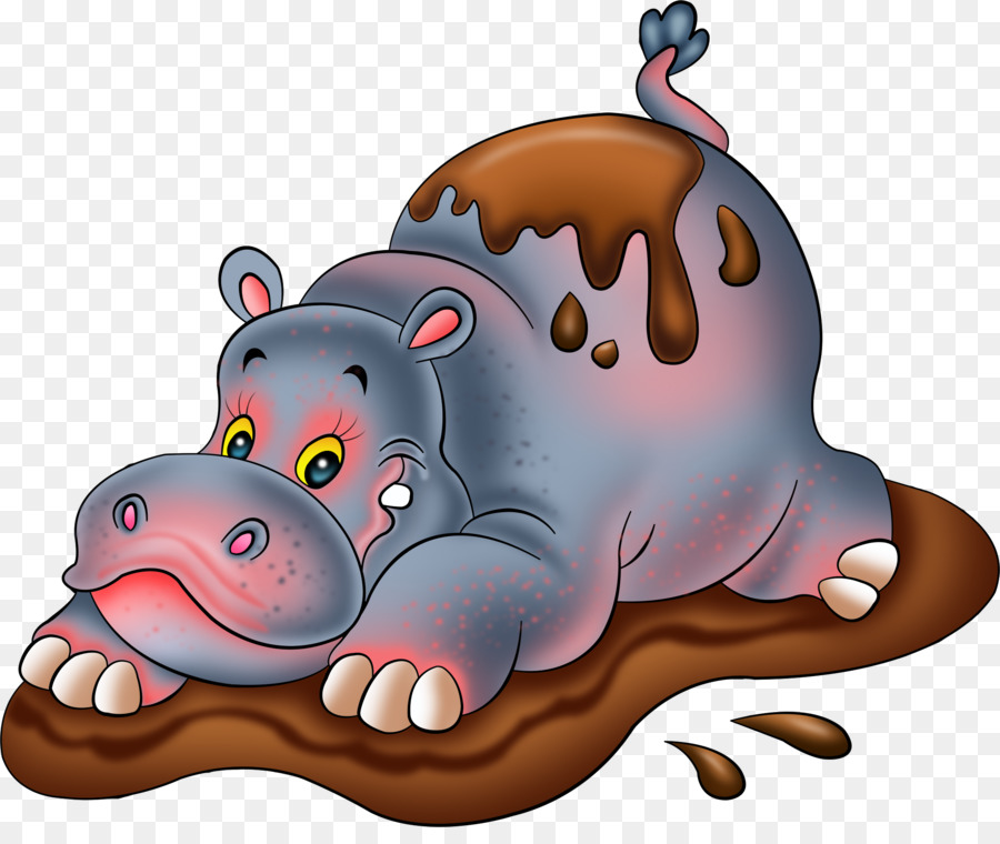 Hippopotame，Le Papier Peint Du Bureau PNG
